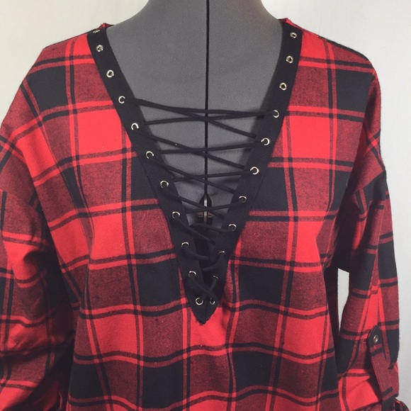 NWT Jodifl Tunic Top  3/4 Sleeves Oversized!! - Picture 3 of 7